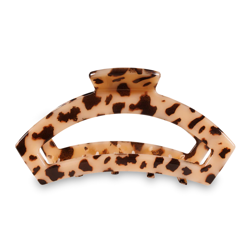 Open Blonde Tortoise Hair Clip