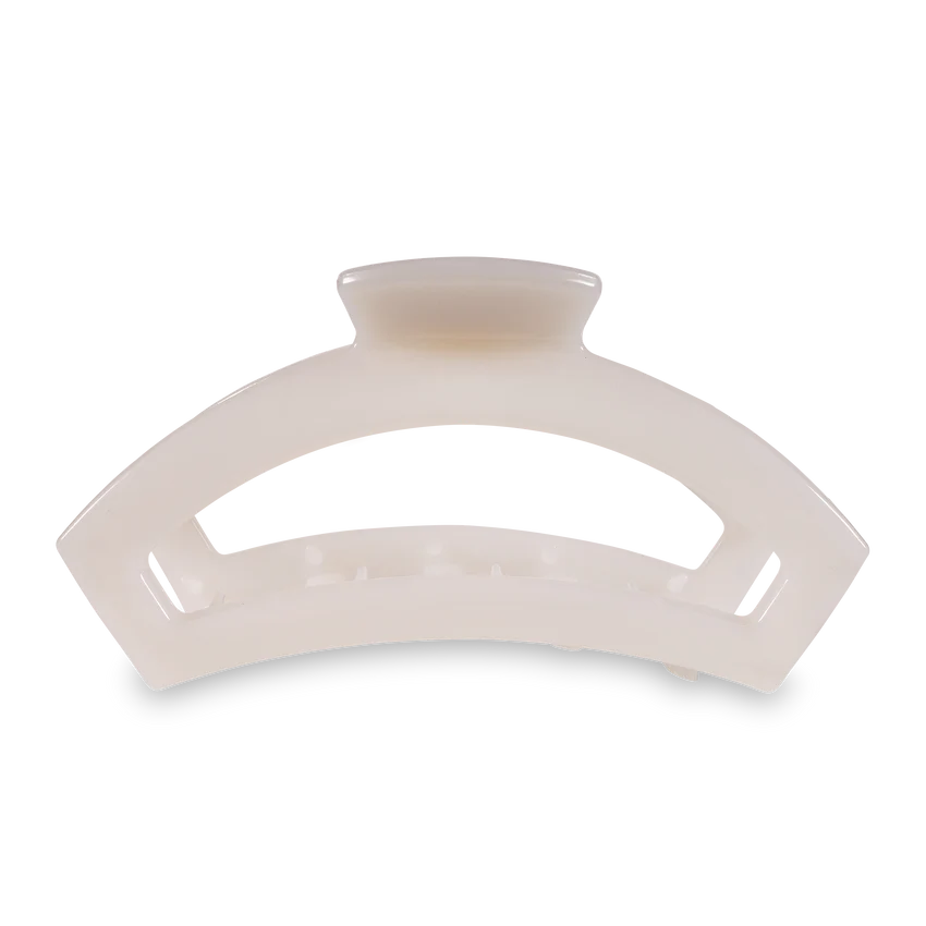 Open Coconut White Hair Clip